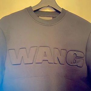 Alexander Wang x HM collaboration scuba cropped sweater